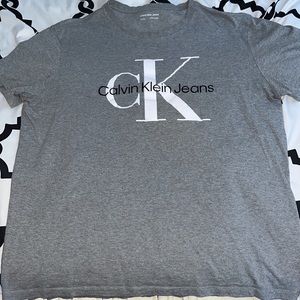 Calvin Klein Jeans Gray Short Sleeve T-Shirt
